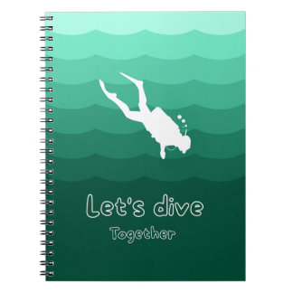 Let’s Dive Together | Cute Ocean Adventure  Notebook