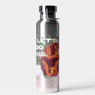 "Let’s Do This" Monkey - The White Lotus Water Bottle