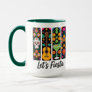 Let’s Fiesta Cinco De Mayo Mug – Colorful Mexican