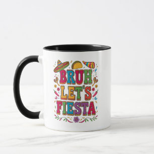 Let’s Fiesta Cinco De Mayo Mug – Colorful Mexican
