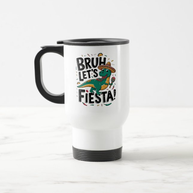 Let’s Fiesta Cinco De Mayo Mug – Colourful Mexican (Left)