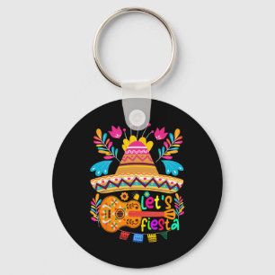 Let’s Fiesta Cinco De Mayo Shirt Mexican Fiesta 5 Keychain