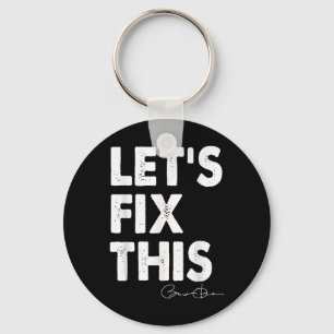 Let’s Fix This – Obama 2028 Funny Election For Cha Keychain