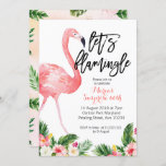 Let’s Flamingle 30th birthday Invitation<br><div class="desc">With Pink flamingo and colourful background,  perfect for your tropical summer birthday invitation.
Wording can be changed to any occasion.</div>