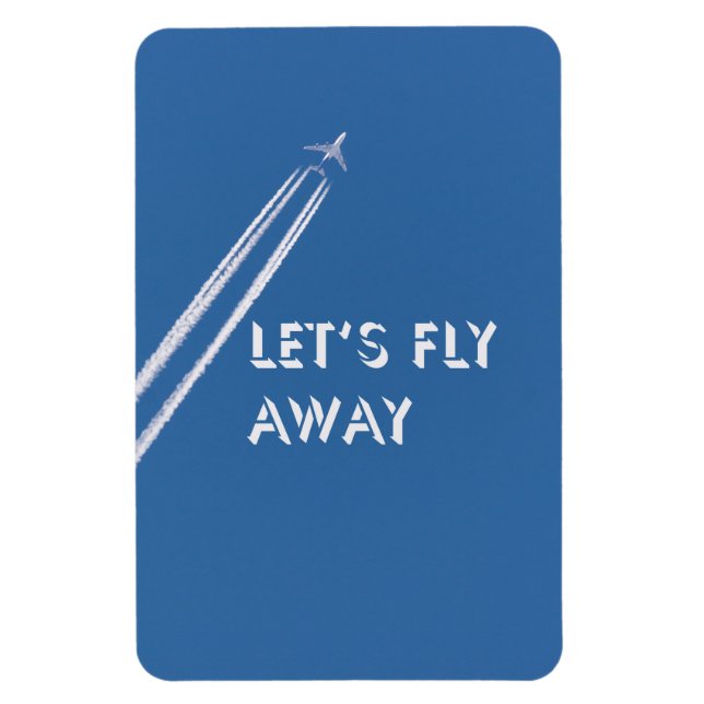 Let’s fly away magnet (Vertical)