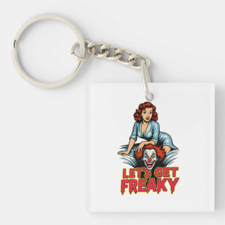 Let’s Get Freaky – Retro Pin-Up & Creepy Clown Keychain