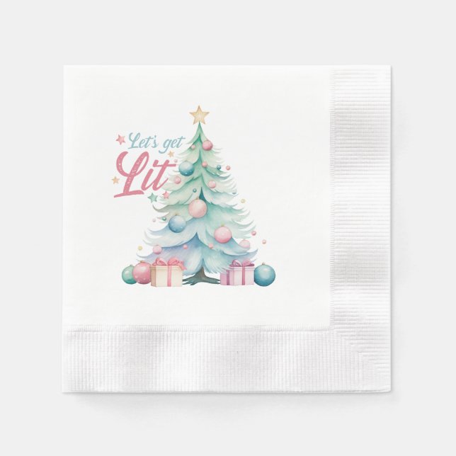 Let’s Get Lit  Napkin (Front)