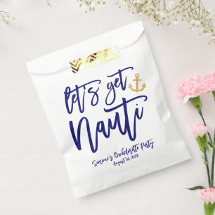 Let’s Get Nauti Nautical Bachelorette Party Favour Bag