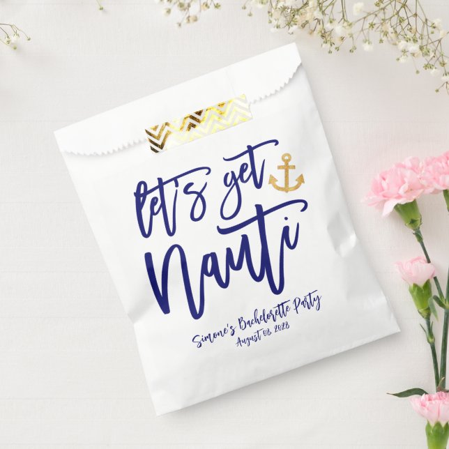 Let’s Get Nauti | Nautical Bachelorette Party Favour Bag (Sealed)