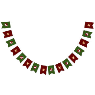 “Let’s Get Ready to Jingle” Christmas Bunting Flags