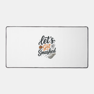Let’s Get Smashed Halloween Pumpkin Desk Mat