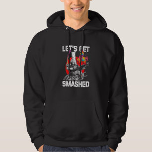 Let´s Get Smashed Samurai Alpaca Pinata Hoodie