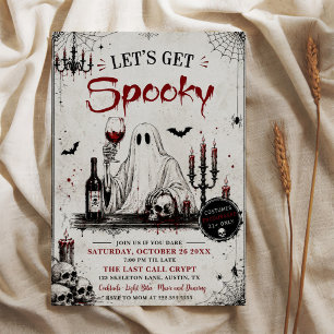 Let’s Get Spooky Ghost Halloween Party Invitation