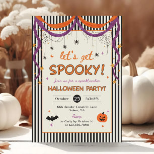 Let’s Get Spooky Halloween Party Invitation