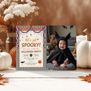 Let’s Get Spooky Halloween Party Photo Invitation