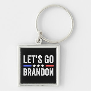 LET’S GO BRANDON Cardinal Keychain