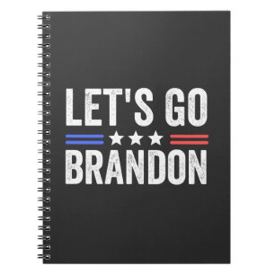 LET’S GO BRANDON Cardinal Notebook