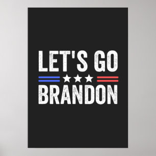 LET’S GO BRANDON Cardinal Poster