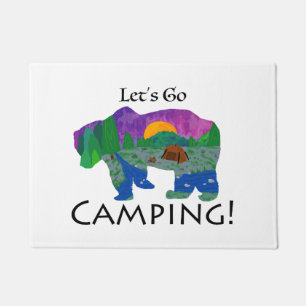 Let’s Go Camping Doormat
