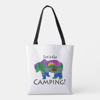 Let’s Go Camping Tote Bag