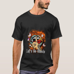 Let s Go Ghouls Funny Lip Halloween Costume V Neck T-Shirt