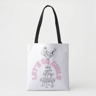 Let’s Go Girls Bachelorette Design   Bride Tote Bag