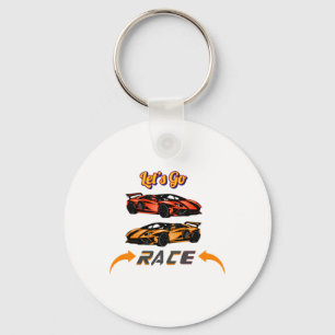 Let’s Go Race – Supercar Speed Racing Design Stick Keychain