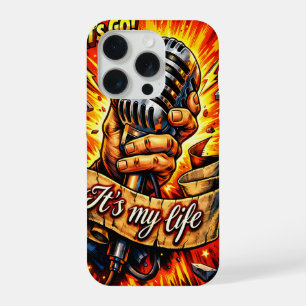 Let’s Go! Rock & Music Inspired Comic Book Artwork iPhone 15 Pro Case