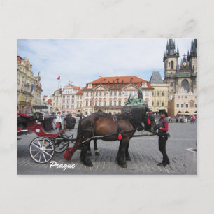 Let´s go sightseeing in Prague Postcard