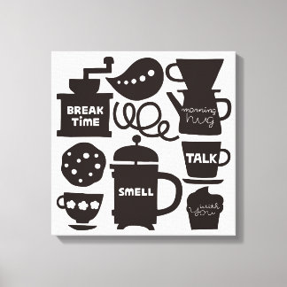 LET’S MEET FOR COFFEE Canvas Print