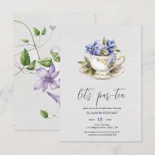 Let’s Par-Tea Tea Party Invitation