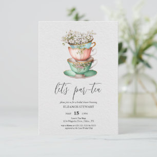 Let’s Par-Tea Tea Party Invitation