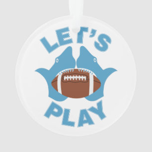 Let’s play football ornament
