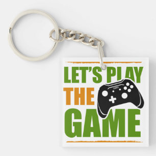 Let’s play the game keychain