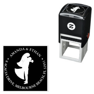 Let’s Talk Wedding Self-inking Stamp