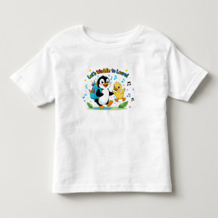 Let’s Waddle to Learn – Penguin’s First Day of Sch Toddler T-shirt