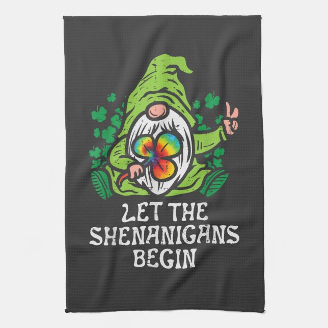 Let Shenanigans Begin Kitchen Towel (Vertical)