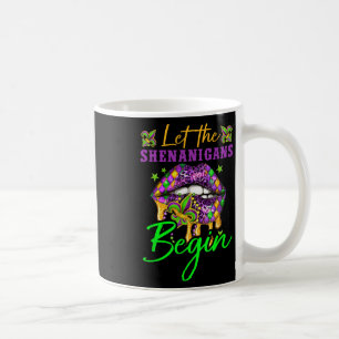 Let Shenanigans Begin Mardi Gras Y Lips Women Men Coffee Mug