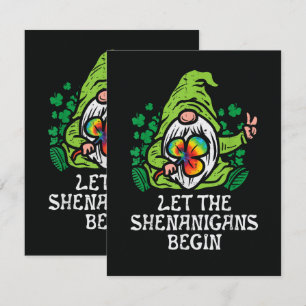 Let Shenanigans Begin Thank You Card