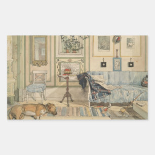 Let Sleeping Dogs Lie Swedish Watercolor Sticker