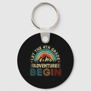 Let The 4th Grade Adventure Begin Fourth Grade Tea Keychain
