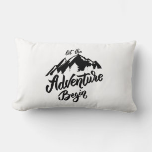let the adventure begin amazing design chill out  lumbar pillow