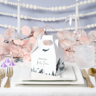 Let The Adventure Begin Baby Shower Favor Box