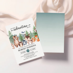 Let The Adventure Begin Baby Shower Invitation