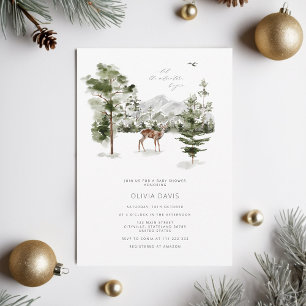 Let The Adventure Begin Baby Shower Invitation