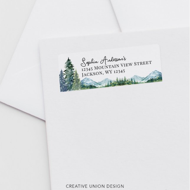 Let The Adventure Begin Baby Shower Mailing Label (Creator Uploaded)