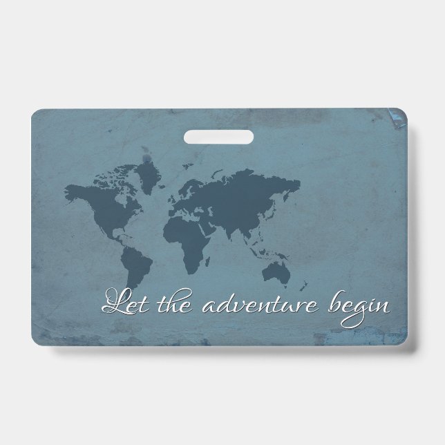 Let the adventure begin badge (Front)