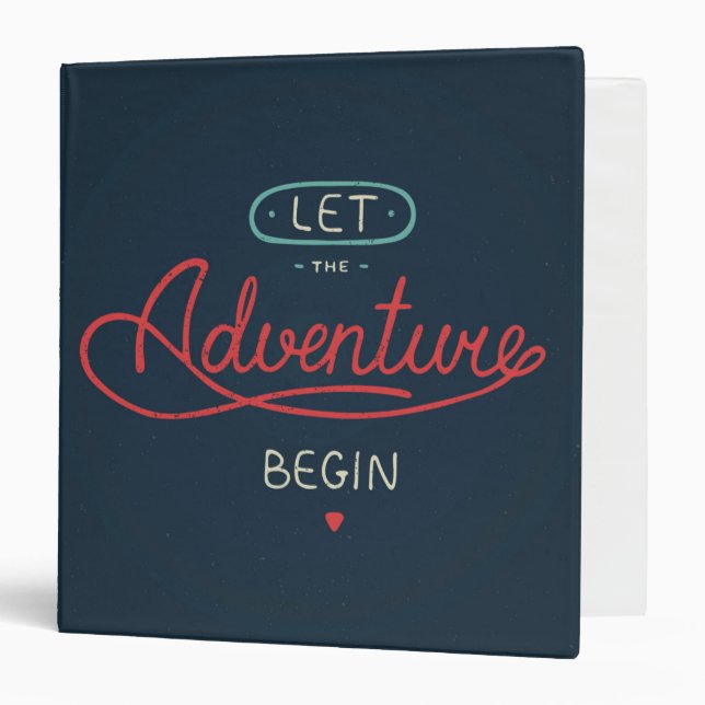 Let The Adventure Begin Binder (Front/Inside)