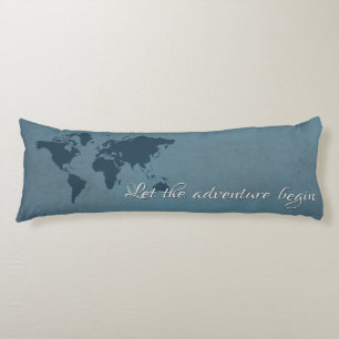 Let the adventure begin body pillow