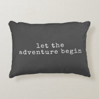 Let The Adventure Begin Modern Minimalist Quote